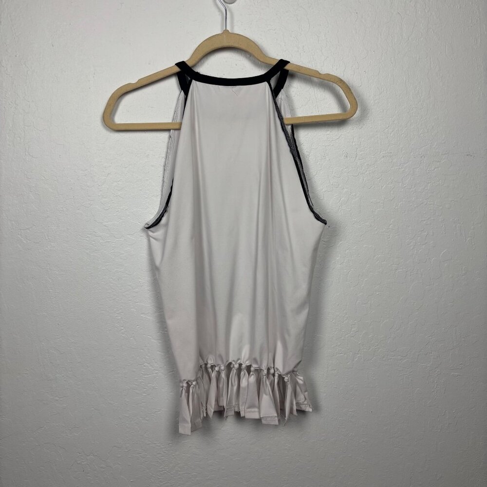 My First Voodoo Doll M Graphic Halter Tank Top White Rocker Punk Goth - Picture 4 of 4